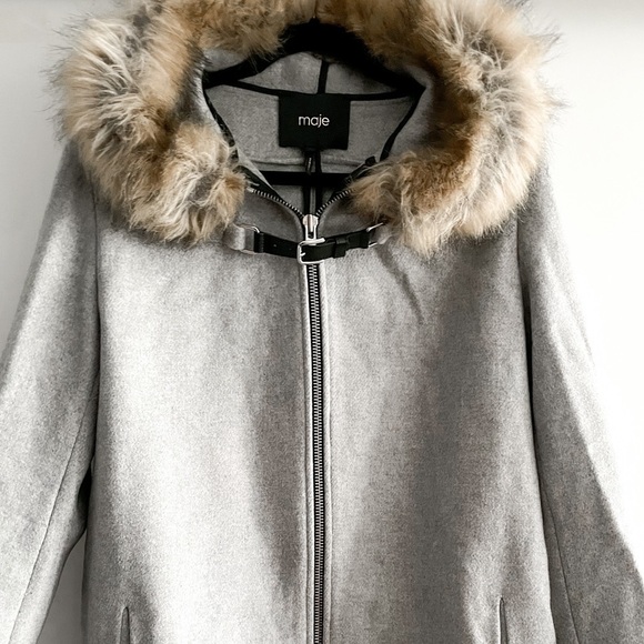 MAJE Wool Blend Jacket - Picture 3 of 14